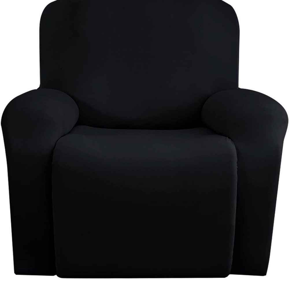 Stretch Black Recliner Slipcover